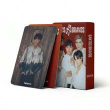 55 قطعة بطاقات صور لومو قابلة للجمع لفرقة SantosBravos K-POP Boy Group Star - A - مشاهدة 6