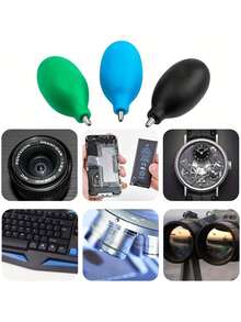 Blower Udara Karet Portabel dengan Nozzle Tekan - Blower Debu, Blower Udara Kuat untuk Keyboard Komputer, Motherboard Komputer, Kamera, Tablet, Alat Pembersih Ponsel, Cocok untuk Membersihkan Lensa Kamera, Jam Tangan, Ponsel, Keyboard, Motherboard, Tablet - Aliran Udara Kuat, Ideal untuk Perbaikan dan Pemeliharaan Perangkat Elektronik - Beraneka warna - View 5