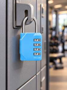 Heavy Duty Metal Padlock 4-Digit Combination Lock - Anti-Theft Lock, Suitable For Home, Gym, Locker, Luggage, Boat And Cabinet - Easy To Use Key Lock (Padlock Only) - Multicolor - View 9