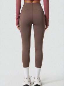 Women Leggings - Brown - View 6