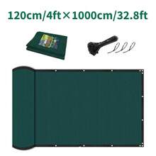 1pc Heavy Duty Privacy Fence Screen, Outdoor Sun Shade Barrier, Includes Cable Ties, Green Fence Privacy Screen, Optional 3.3ft/4ft/5ft/6ft, Christmas Gift, Ideal New Year Gift - 1pc Dark Green Outdoor Fence - View 15