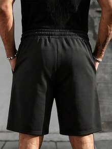 2pcs Men's Fashion Sports Shorts, Loose Fit, Line Design, Stylish & Comfortable Summer - Multicolor - View 11