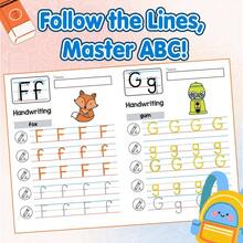 English Alphabet Tracing & Handwriting Workbook For Kids, A-Z Uppercase & Lowercase Letter Practice, Stroke Guide, Letter Recognition, Picture Vocabulary, Fine Motor Skills, Early Writing Practice For Home & Classroom - Alphabet Tracing & Handwriting Practice - View 5