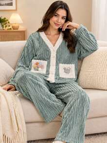 Women Lounge Sets - Verde - View 1
