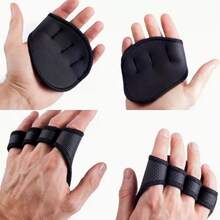 2pcs Anti-Slip Weightlifting Gloves - Durable Polyester Fitness Palm Gear, Enhancing Grip And Support - Weightlifting Gloves - View 4