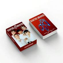 55 قطعة بطاقات صور لومو قابلة للجمع لفرقة SantosBravos K-POP Boy Group Star - A - مشاهدة 5