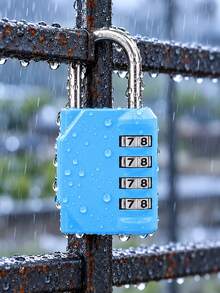Heavy Duty Metal Padlock 4-Digit Combination Lock - Anti-Theft Lock, Suitable For Home, Gym, Locker, Luggage, Boat And Cabinet - Easy To Use Key Lock (Padlock Only) - Multicolor - View 8