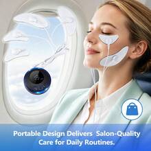 Hailicare Facial Massager With EMS Microcurrent & Vibration, Electric Face Sculpting Device For Jawline, Facial Contouring & Skin Care, 19 Modes Adjustable Face Lifting Massager - White - View 7