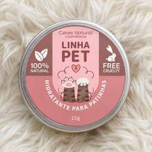 Hidratante para patinhas do gatos e cachorros pink com manteiga de karite - Rosa chiclete - Visão 3