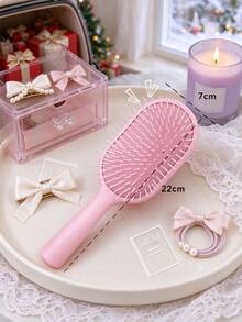 4/1Pc Air Cushion Massage Hair Comb,Multi Color Plastic Hair Comb,Tangle-Free Hair Care, For Daily Use & Trip,Portable Hair Styling Accessory Portable Airbag Massage Comb - Must-Have For Travel Christmas Gift - Multicolor - View 8