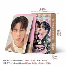 92pcs WinnySatang Popular Thai Star K-POP Merchandise LOMO Collectible Photocard - A - View 5