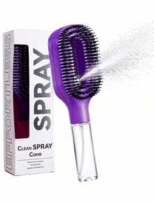 2-In-1 Spray Hair Brush, Styling Brush With Directional Spray Function, Can Be Used On Wet Hair And Eliminate Static, No Spray Bottle Needed, Perfect Hair Care Gift - Multicolor - View 16