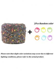 Rainbow Horse Mohair Blend Flat Yarn - "Starry Sky" Series, Suitable For Sweaters, Dolls And Bags DIY Knitting Materials, Yarn Knitted For Making Sweaters, Scarves, Bags And Other Handmade Crafts - Multicolor - View 12