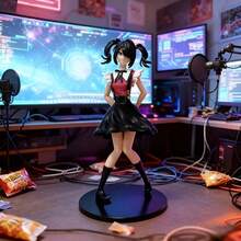 1pc-18cm/7.2inch Unique Anime Collectible Figure - Perfect Gift For Anime Fans, Ideal Choice For Christmas. Anime Standing Figure | Cute Cartoon Character Base Statue, Detailed Facial Expressions, Perfect Gift For Anime Fans, PVC Material, Mixed Colors - Multicolor - View 3
