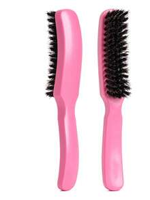 1pc Slick Back Hair Brush ,Smoothing Brush For Smooth Flyaways, Frizz, Sleek Ponytail, Buns And Edge Hair Control, Teasing Gel Comb Styling Accessories For Women - Multicolor - View 3