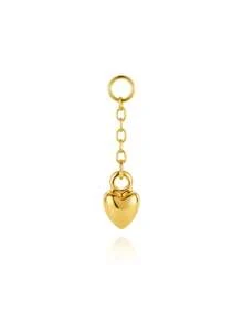 1pc DIY 925 Silver Dangle Gemstone Pendant Dainty Cartilage Helix Earlobe Piercing Attachment Hoop Tragus Charm,Daith Helix Rook Belly Ring Charm - Gold - View 32