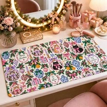 1pc Christmas Cute Cat Print Desk Mat, Multi-Purpose Makeup Nail Art Table Pad, Large Non Slip Desktop Protector S/M/L/XL - View 14