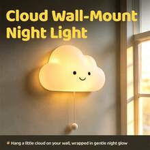 [Cloud Wall Lamp] Rechargeable Cloud Wall Lamp, 1pc LED Desk Lamp, Eye ...
