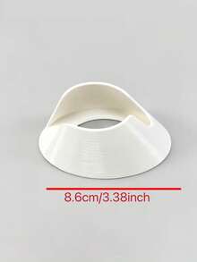 1/2pcs Universal Angled Nail Polish Holder, Nail Polish Fixing Clip, Nail Art Tool, Nail Polish Bottle Fixing Clip, Nail Polish Auxiliary Holder With Non-Slip Base - White - View 7