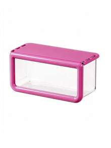 1pc Square & Rectangular Combo Shape, Transparent Front Window,, Colorful Thick Frame, Punch-Free Under Cabinet Hanging Design, Space Saving, Large Capacity Visible Storage Container, Hanging Organizer Boxroom Decorchristmasroom Decorwedding - Multicolor - View 10
