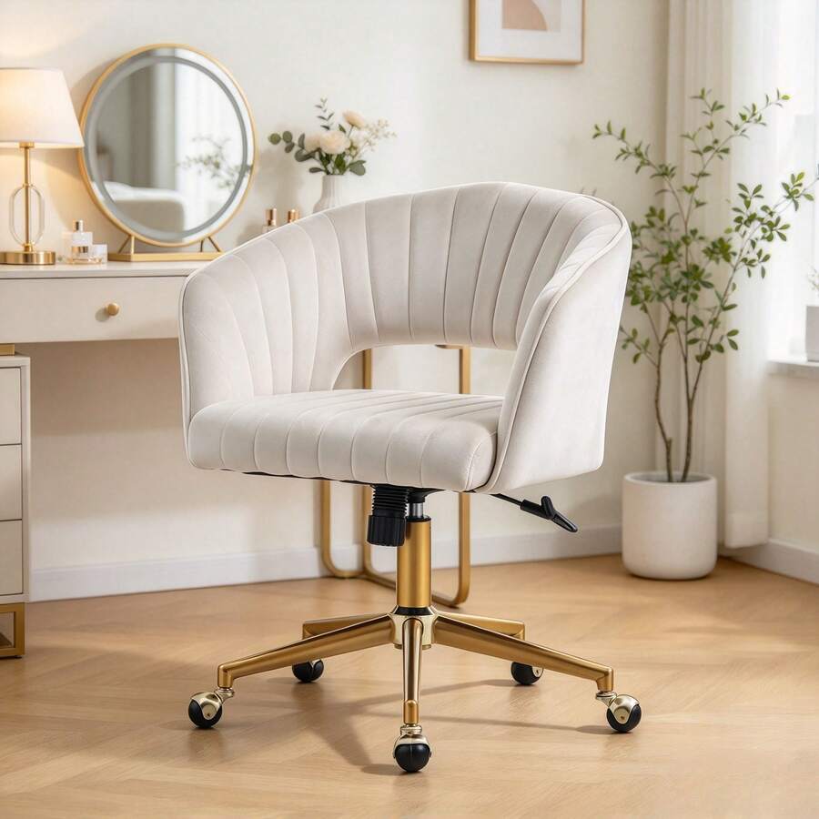 Office Chair - Cream - View 1