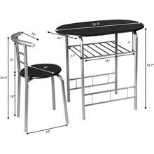 Dining Table & Chair Sets - Black - View 7