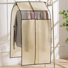 1pc Non-Woven Fabric Cover, Clothing Dust Cover, Standing Clothes Rack Dust Cover, Home Hanging Clothes Rack Cover - Multicolor - View 3