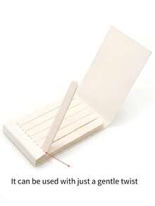1 Box 30pcs Fine Nail File Buffing Strips Disposable Nail Grinding Sanding Strips Nail Care Polishing Tools - Apricot - View 6