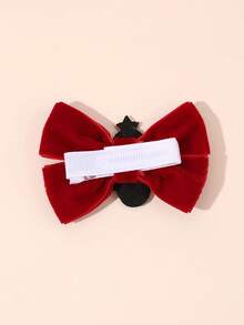 2pcs Christmas Tree Hair Bows For Girls Cute Alligators Clips Fall Winter Festival Party Gift Daily Hair Clips Kids Hair Accessories - Multicolor - View 6