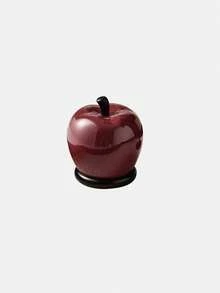 1pc Creative Red Apple Toothpick Floss Cotton Swab Storage Box, Plastic Storage Container, Dust-Proof Desktop Ornament, Peace Blessing Home Decor, Christmas Eve Christmas New Year Housewarming Gift - Multicolor - View 10