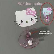 Hasbro 1pc Hello Kitty Phone And Tablet Stand, Cute Pink Adjustable Height Folding Gooseneck Holder With Classic Hello Kitty Logo, Suitable For Smartphones And E-Readers, Ideal Gift Choice - A - View 8