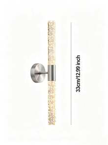Bubble Crystal Rechargeable LED Wall Light, Remote Control Dimmable 3-Mode Wireless Wall Lamp, Creative Crystal Decorative Light, Suitable For Bedroom, Bathroom, Dressing Area, Entrance Hallway Background Wall - Multicolor - View 14