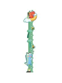 1pc Kids Cartoon Height Chart, Unicorn Rainbow Moon Mouse Rocket Bear Pattern, Self-Adhesive Growth Ruler 0-190cm, Suitable For Baby Room, Height Chart - Multicolor - View 9