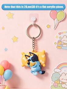 MASSDI Cartoon Key Ring, Napping Character Key Pendant With Cushion Decor, Smooth Waterproof Surface, Anti-Scratch And Fade-Resistant Coating, Portable Hanging Ornament For Daily Keys And Bags, Premium Gift Choice For Cartoon Enthusiasts - Keychain - View 4