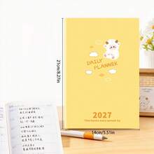 Bộ 2 cuốn sổ kế hoạch hằng ngày 2027, sổ nhật ký lịch năm họa tiết cừu hoạt hình dễ thương, sổ tay bìa cứng quản lý công việc hằng ngày và quản lý thời gian - A - Xem 2