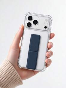1件防摔透明手機殼附智慧手機支架，相容 Apple 18 Pro、經典 Apple 18 Pro Max 手機殼保護套、Apple 17 Pro Max 可愛手機殼配件、多功能 Apple 17 手機殼附手機支架、半包覆 Apple 17 Pro 智慧手機殼、相容 Apple 16 智慧手機殼、可折疊支架手機保護殼、Apple 13 手機殼萬聖節特惠 - 藍色 - 查看 3