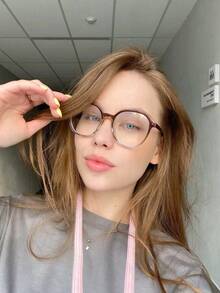 Blue Light Blocking Glasses, Anti-Fatigue, Lightweight, Comfortable, No Pressure On The Nose Even After Prolonged Wear, Light-Blocking Glasses, Suitable For Long-Term Office Work And Outdoor Use. - Glasses - View 3