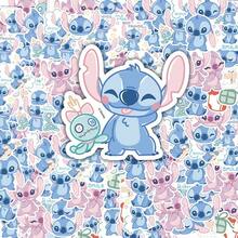 50pcs Stitch & Angel Versatile Sticker Set, Multiple Pattern Designs, For Computer, Water Bottle, Luggage, Planner Decoration, Home & Office Accessories, Birthday Small Gift, Creative Personalized Decorative Stickers, Rich Patterns For DIY, Luggage, Water Bottle, Planner, Computer Stickers, Home & Office Decoration, Gift Choice - Multicolor - View 9