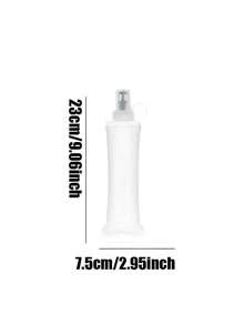WRELS 1pc/2pcs 150/250/500ML Lightweight Collapsible Squeeze Water Bottle, Suitable For Marathon Sports, Made With Heat-Press Technology, Odorless Cold Water Bottle - Multicolor - View 15