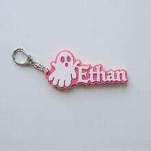 Custom Shaped Name Keychain, Custom Pumpkin & Ghost Pattern, Personalized Keychain, Suitable For Backpack, Party Gift, Halloween Gift - Multicolor - View 14