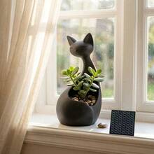 1pc Cute Cat-Shaped Succulent Planter, Storage Container For Decor, Jewelry, Pens And Other Items, Creative Desktop Organizer, Suitable For Entryway, Minimalist Home Decor, Living Room Ornament - Multiple Styles - View 6