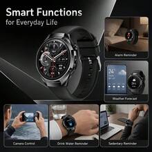AQMWWG New Upgraded Smart Watch For Men And Women, With Flashlight Function, Wireless Call/Message Notification, Pedometer, Calorie, Multiple Sports Modes, Music/Photo/Alarm And Other Functions, Ideal Gift For Men And Women - View 5