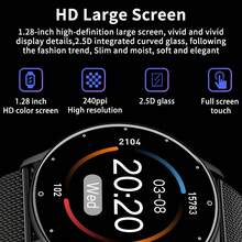 LIGE Unisex Smart Watch With Pedometer, Calorie ConsumptionWaterproof Fitness Tracker, Heart Rate Monitor, Blood Pressure Monitor, Sleep Monitor, Alarm, Message Reminder, Weather Forecast, Camera, Sedentary Reminder, Compatible With Android And IOS - Black - View 5