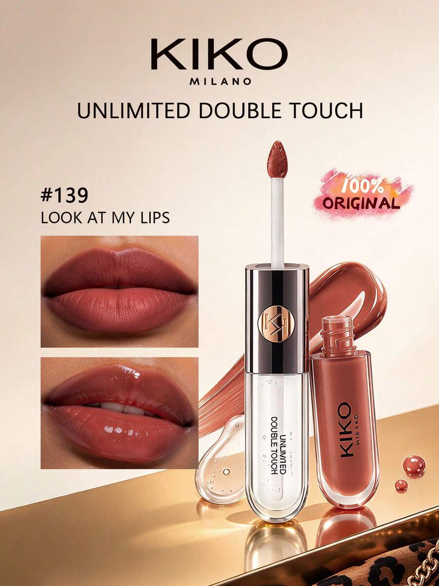 kiko UNLIMITED DOUBLE TOUCH 139, Lightweight & Buildable, Long-Lasting, Natural Finish, Easy To Apply, Smooth & Blendable, Comfortable On Skin, For Beginner, For Daily Use, GIFT, 6ml/0.2 Fl.Oz - 139 - View 1