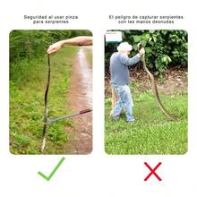 Pinzas Herpetológicas Para Vivoras Serpientes Plegable - Negro - Ver 10