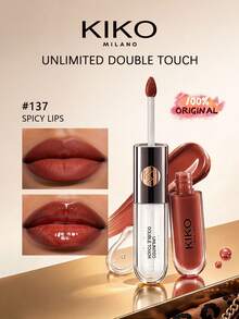 kiko UNLIMITED DOUBLE TOUCH 137, Lightweight & Buildable, Long-Lasting, Natural Finish, Easy To Apply, Smooth & Blendable, Comfortable On Skin, For Beginner, For Daily Use, GIFT, 6ml/0.2 Fl.Oz - 137 - View 1