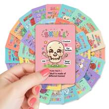 36 Cute Anatomy Organs & Cells Educational Text Cards, Learning Bento Gift Cards - Multicolor - View 8