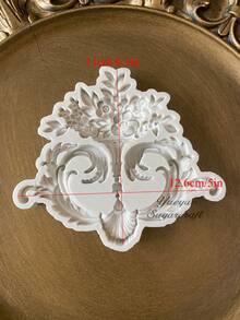 Mirror Frame European Decorative, Embossed, Baroque Style, Wall Decor, Silicone Mold, Decorative Mold, Suitable For DIY, Resin Crafts Pendant - Style - View 3