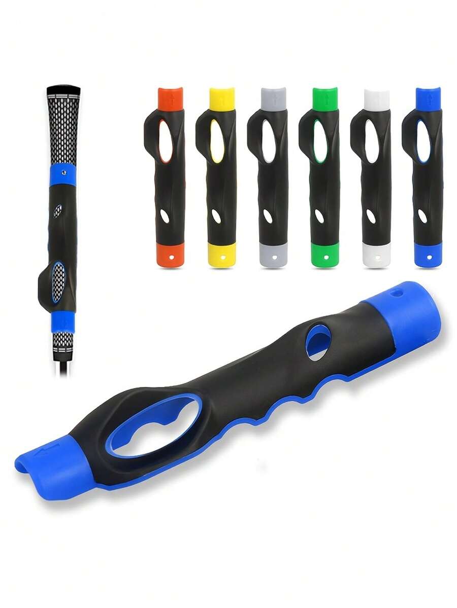 1pc Golf Grip Corrector Training Aid For Beginners, Indoor/Outdoor Practice - Multicolor - View 1