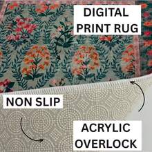 Washable Modern Minimalist Patterned Area Rug – Scandinavian Geometric Design, Contemporary Washable Carpet For Living Room, Bedroom & Home Decor - Pastel Green - View 8
